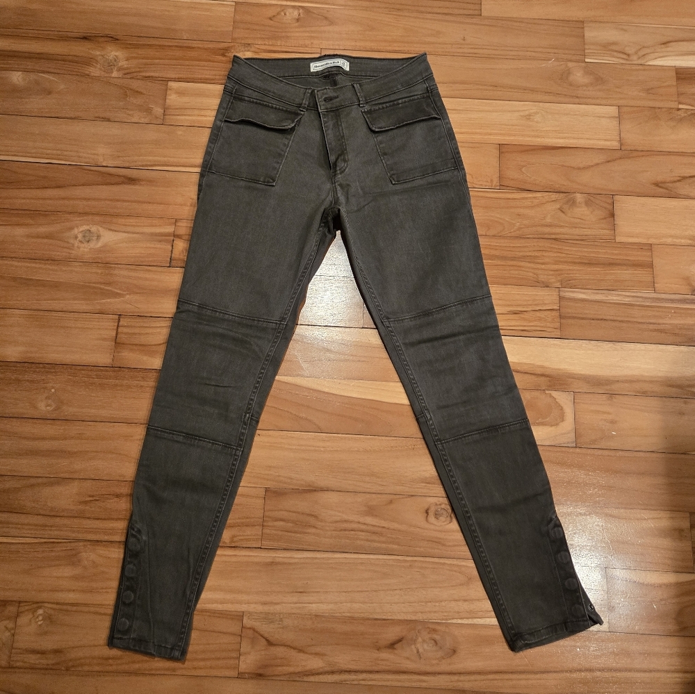Dark Gray Cargo Jeans
